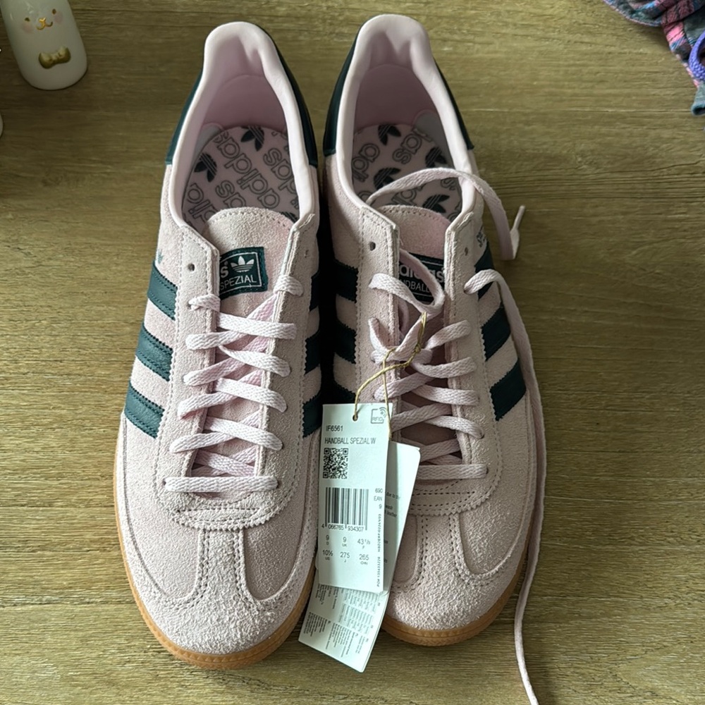 Adidas Women's Pink and Green Sneakers New! Never worn